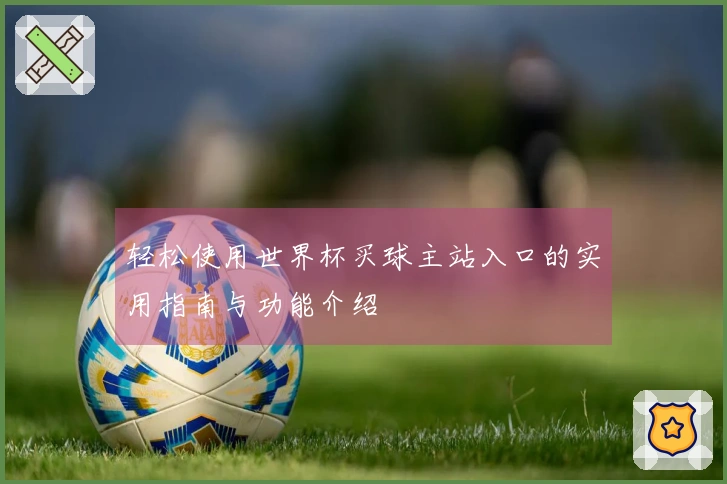 轻松使用世界杯买球主站入口的实用指南与功能介绍